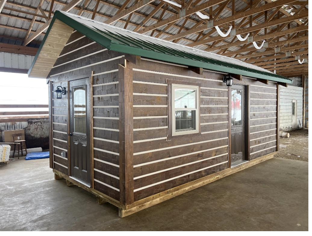 Completed cabin exterior ready for delivery